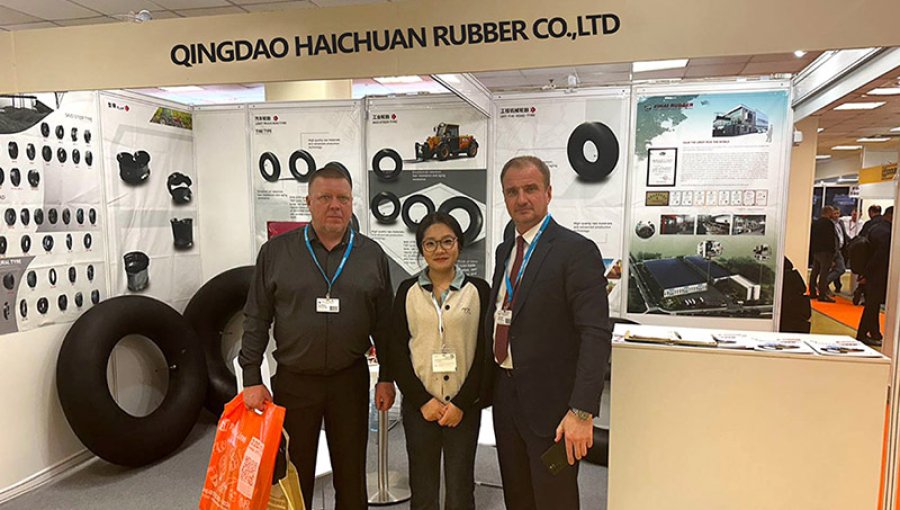 HAICHUAN RUBBER appeared at the Russian Tire and Rubber exhibition, in efficient contact with customers.
